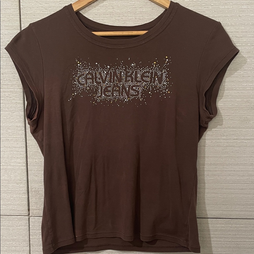 Calvin Klein Jeans Chocolate Tee